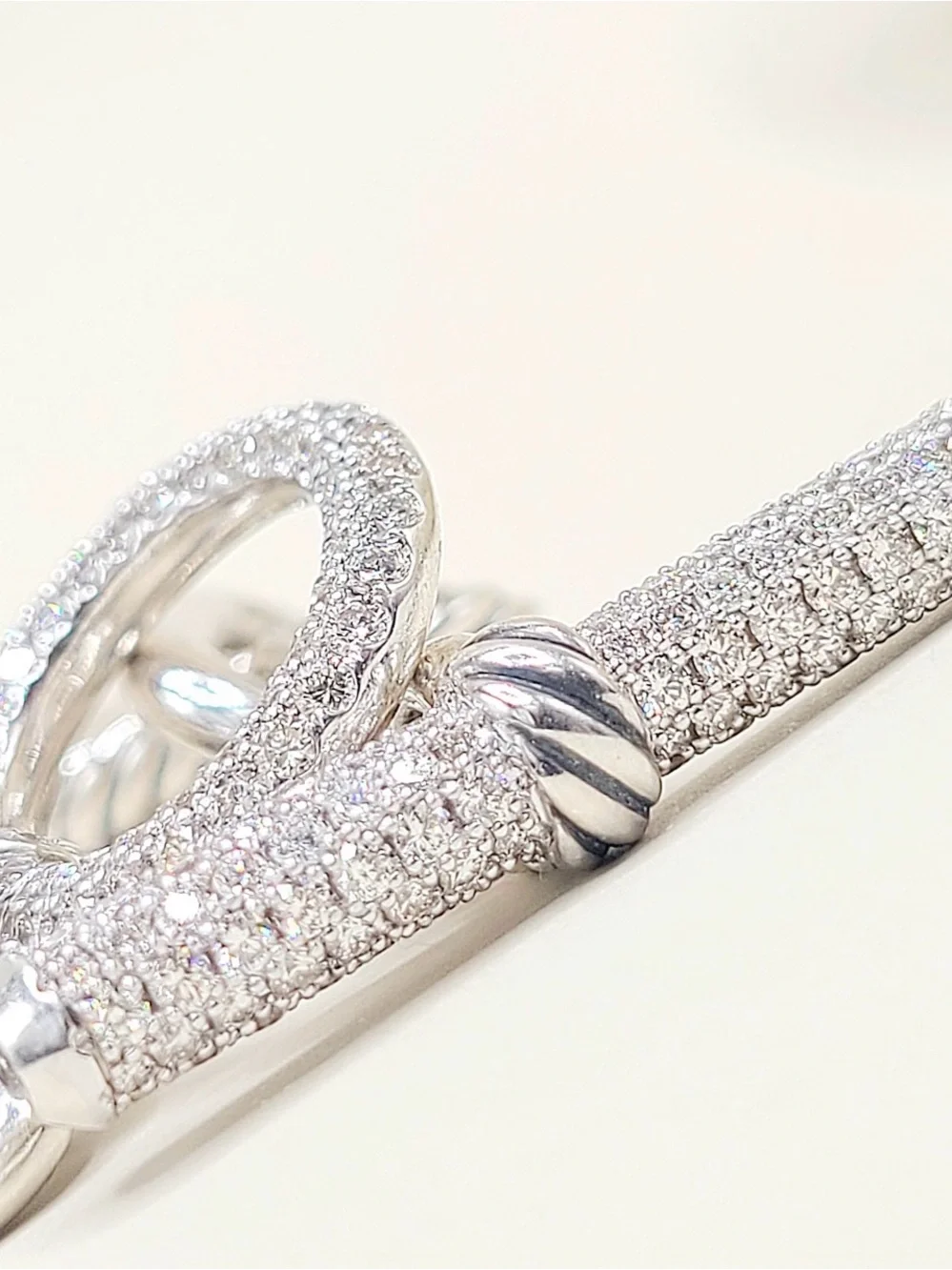 David Yurman Madison Toggle Chain Necklace With Diamonds , 11mm - Picture 7 of 10